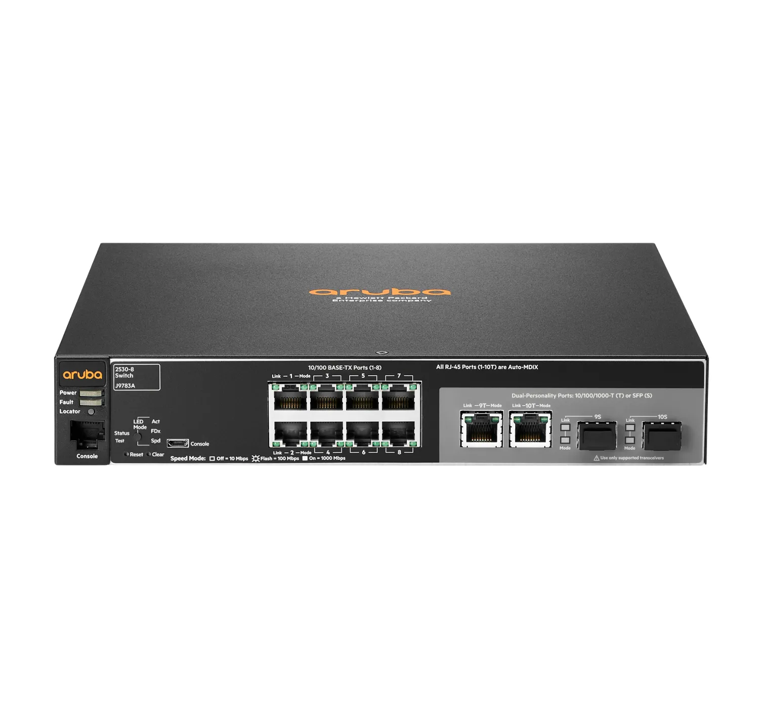 HPE Aruba Networking Aruba 2530 8 Géré L2 Fast Ethernet (10/100) 1U Gris livraison rapide