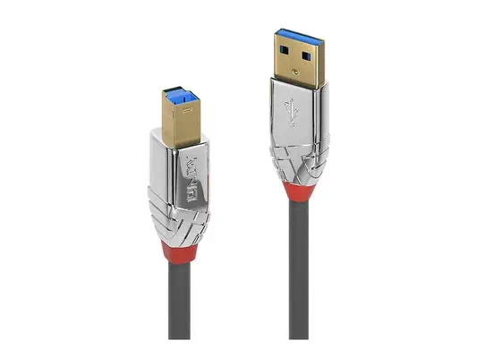 LINDY 3m USB 3.0 Type A/B Cable Cromo Line 5Gbit/s - Lindy - Câble divers - visuel 1
