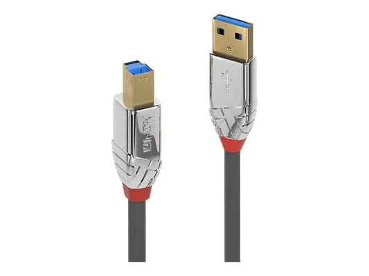 LINDY 3m USB 3.0 Type A/B Cable Cromo Line 5Gbit/s - Lindy - Câble divers - visuel 2