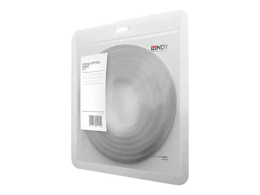 LINDY Basic Cat.6 U/UTP Cable Grey 3m - Lindy - Câble RJ et Fibre optique - visuel 2