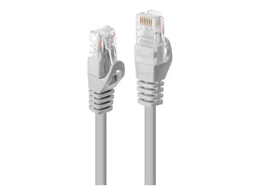 LINDY Basic Cat.6 U/UTP Cable Grey 3m - Lindy - Câble RJ et Fibre optique - visuel 3