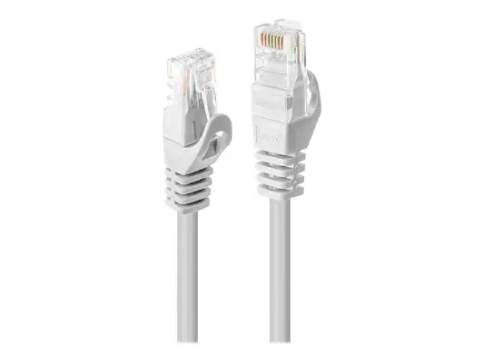 LINDY Basic Cat.6 U/UTP Cable White 0.5m - Lindy - Câble RJ et Fibre optique - visuel 2