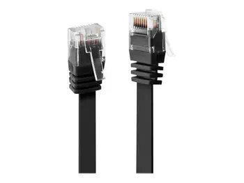LINDY Cat.6 Flat ribbon-Patchcable black 10m without shielded achat