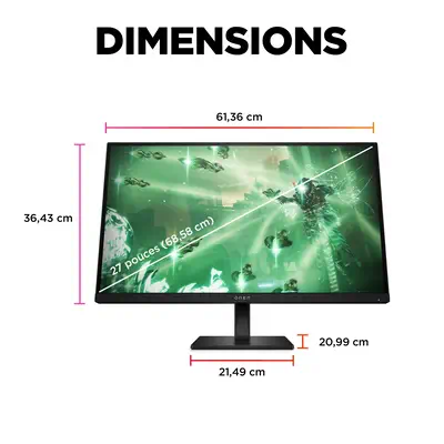 780H4E9#ABB comparaison - Temps de réponse GTG de 1 ms avec Overdrive