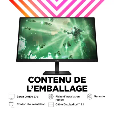 Écran gamer QHD 165 Hz OMEN 27 pouces - OMEN 27q - HP - Ecran Ordinateur - visuel 9