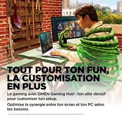 Écran gamer FHD 165 Hz OMEN 23,8 pouces - OMEN 24 - HP - Ecran Ordinateur - visuel 8