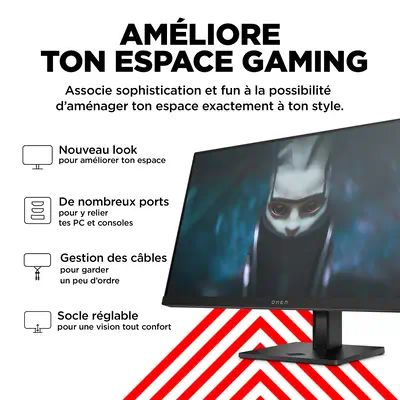 Écran gamer FHD 165 Hz OMEN 23,8 pouces - OMEN 24 - HP - Ecran Ordinateur - visuel 9