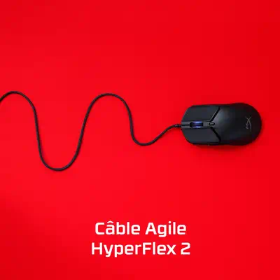 HyperX Pulsefire Haste 2 - Souris gaming (noir) - visuel 10