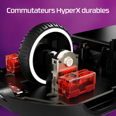HyperX Pulsefire Haste 2 - Souris sans fil gaming (noir) - visuel 7