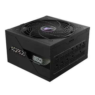 AORUS ELITE P850W Alimentation - PCIe 5.0, 80 PLUS Platinum, Conception entièrement modulaire, Venti - Gigabyte - Boitier d'alimentation - visuel 5