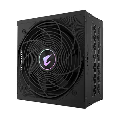 AORUS ELITE P850W Alimentation - PCIe 5.0, 80 PLUS Platinum, Conception entièrement modulaire, Venti - Gigabyte - Boitier d'alimentation - visuel 2