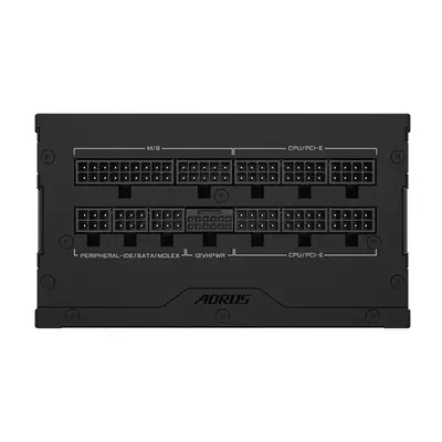 AORUS ELITE P850W Alimentation - PCIe 5.0, 80 PLUS Platinum, Conception entièrement modulaire, Venti - Gigabyte - Boitier d'alimentation - visuel 7