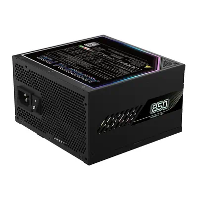 AORUS ELITE P850W Alimentation - PCIe 5.0, 80 PLUS Platinum, Conception entièrement modulaire, Venti - Gigabyte - Boitier d'alimentation - visuel 6