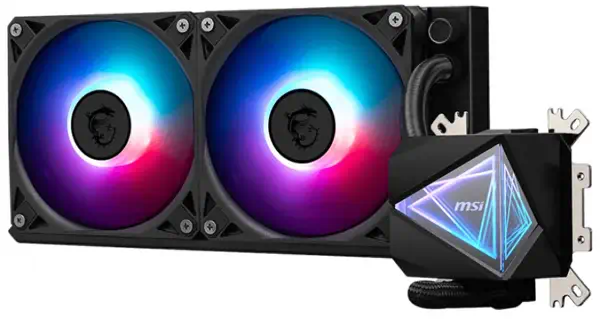 MSI MAG Coreliquid I240 Boitier PC Refroidisseur de liquide tout-en-un 12 cm Noir 1 pièce(s) - Refroidissement PC - visuel 1