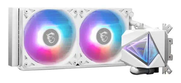 MSI MAG Coreliquid I240 Processeur Kit de refroidissement du liquide 12 cm Blanc 1 pièce(s) - Refroidissement PC - visuel 2