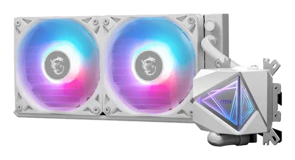 MSI MAG Coreliquid I240 Processeur Kit de refroidissement du liquide 12 cm Blanc 1 pièce(s) - Refroidissement PC - visuel 1