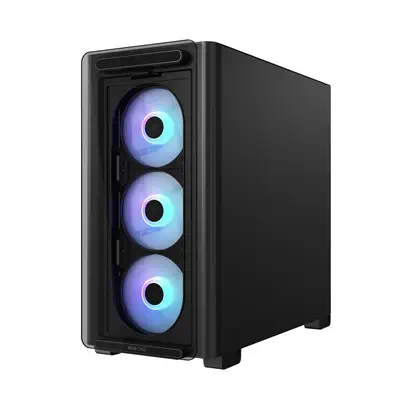 ASUS A23 PLUS TG ARGB BLACK Micro Tower Noir - Asus - Boitier - visuel 10