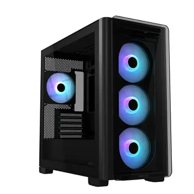 ASUS A23 PLUS TG ARGB BLACK Micro Tower Noir - Asus - Boitier - visuel 5
