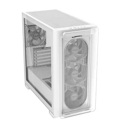 ASUS A23 PLUS TG ARGB WHITE Micro Tower Blanc - Asus - Boitier - visuel 8