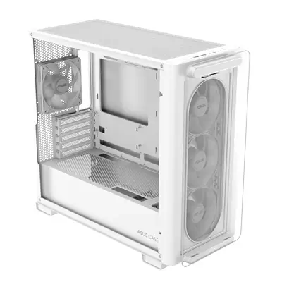 ASUS A23 PLUS TG ARGB WHITE Micro Tower Blanc - Asus - Boitier - visuel 7