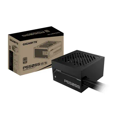 P550SS Bloc d'Alimentation - PCIe 5.0, 80 PLUS Silver, Ventilateur 120 mm, Compatible ATX 3.0, Prise - Gigabyte - Boitier d'alimentation - visuel 1