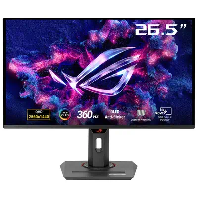 ASUS ROG Strix OLED XG27ACDNG écran plat de PC 67,3 cm (26.5") 2560 x 1440 pixels Quad HD QD-OLED No - Asus - Ecran Ordinateur - visuel 1