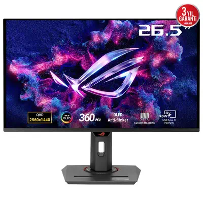 ASUS ROG Strix OLED XG27ACDNG écran plat de PC 67,3 cm (26.5") 2560 x 1440 pixels Quad HD QD-OLED No - Asus - Ecran Ordinateur - visuel 2