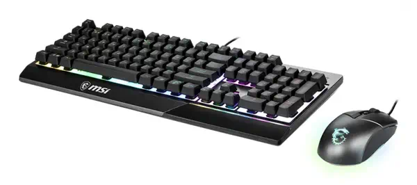 MSI S11-04DE601-CLA clavier Souris incluse Gaming USB QWERTZ Allemand Noir - Clavier - visuel 4