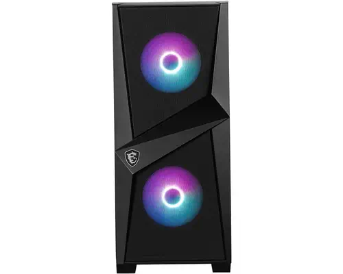 MSI MAG FORGE 100R unité centrale Midi Tower Noir, Transparent - Boitier - visuel 4