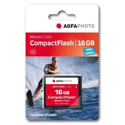 AgfaPhoto Compact Flash, 16GB 16 Go CompactFlash - Carte Mémoire - visuel 1