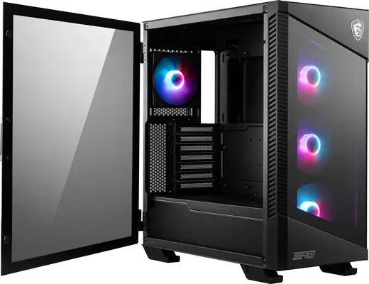 MSI MPG Velox 100R Midi Tower Noir - Boitier - visuel 4
