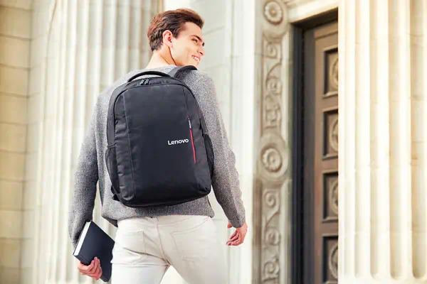 Lenovo B515 39,6 cm (15.6") Sac à dos Noir, Rouge - Sacoche & Housse - visuel 8