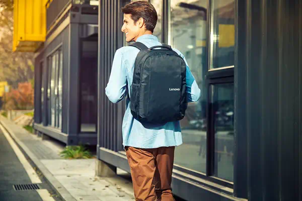 Lenovo B515 39,6 cm (15.6") Sac à dos Noir, Rouge - Sacoche & Housse - visuel 7