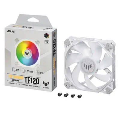 TUF GAMING TF120 ARGB WHITE EDITION - Asus - Refroidissement PC - visuel 7
