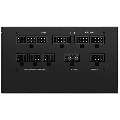 GIGABYTE GP-UD850GM PG5 unité d'alimentation d'énergie 850 W 20+4 pin ATX ATX Noir - Gigabyte - Boitier d'alimentation - visuel 6