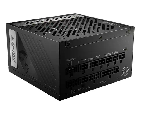 MSI MPG A1000G PCIE5 unité d'alimentation d'énergie 1000 W 20+4 pin ATX ATX Noir - Boitier d'alimentation - visuel 1