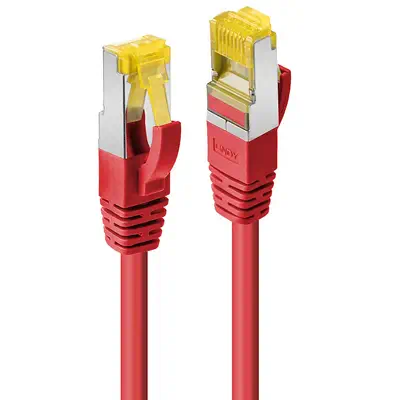 Lindy Câble réseau Rouge S/FTP LSZH, 0.3m - Carte Réseau - visuel 1