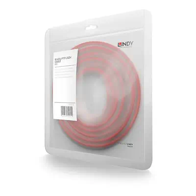 Lindy Câble réseau Rouge S/FTP LSZH, 0.3m - Carte Réseau - visuel 2
