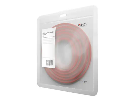 LINDY Basic Cat.6 S/FTP Cable Red 1m Patch Cable - Lindy - Câble RJ et Fibre optique - visuel 1