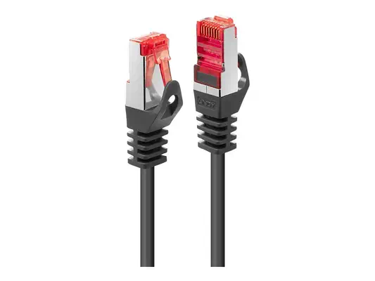 LINDY Basic Cat.6 S/FTP Cable black 2m Patchcable - Lindy - Câble RJ et Fibre optique - visuel 3