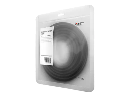 LINDY Basic Cat.6 S/FTP Cable black 2m Patchcable - Lindy - Câble RJ et Fibre optique - visuel 1