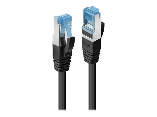 LINDY 1.5m Cat.6A S/FTP TPE Black TPE Patch Cable - Lindy - Câble RJ et Fibre optique - visuel 2