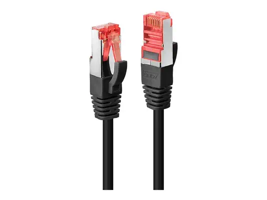 LINDY Cat.6 S/FTP Cable Black 0.3m Patch Cable - Lindy - Câble RJ et Fibre optique - visuel 3