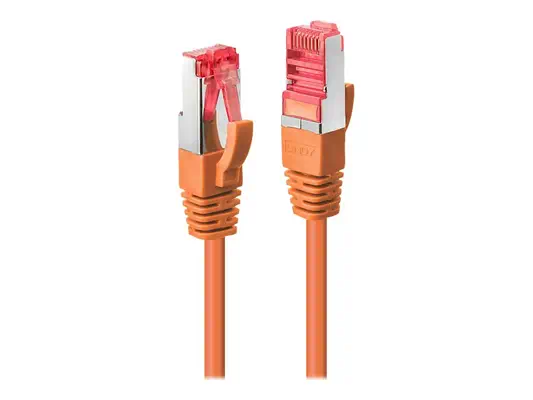 LINDY Cat.6 S/FTP Cable orange 10m Patchcable - Lindy - Câble RJ et Fibre optique - visuel 1