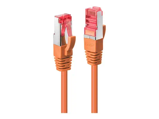 LINDY Cat.6 S/FTP Cable orange 10m Patchcable - Lindy - Câble RJ et Fibre optique - visuel 3