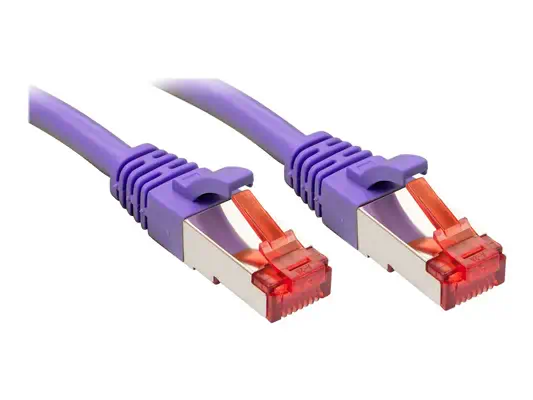 LINDY Cat.6 S/FTP Cable Purple 1m Patch Cable - Lindy - Câble RJ et Fibre optique - visuel 2