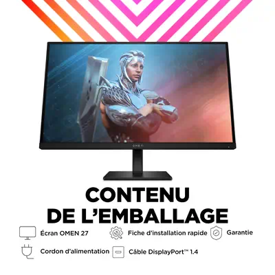 Écran gamer FHD 165 Hz OMEN 27 pouces - OMEN 27 - HP - Ecran Ordinateur - visuel 5
