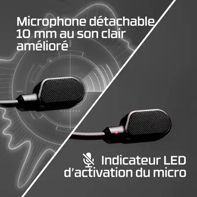 HyperX Cloud III — Casque de jeu (noir/rouge) - Casque Micro - visuel 3