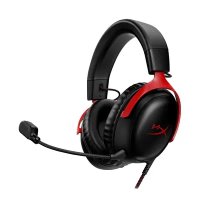 HyperX Cloud III — Casque de jeu (noir/rouge) - Casque Micro - visuel 1
