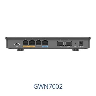 Grandstream Networks GWN7002 Routeur connecté 2.5 Gigabit Ethernet, Gigabit Ethernet Noir - visuel 2
